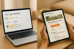 Google Reviews vs. Caring.com: Where to Focus