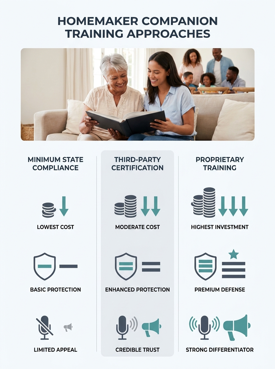 Why Homemaker Companion Training Standards Matter for Your Agency's Marketing and Liability