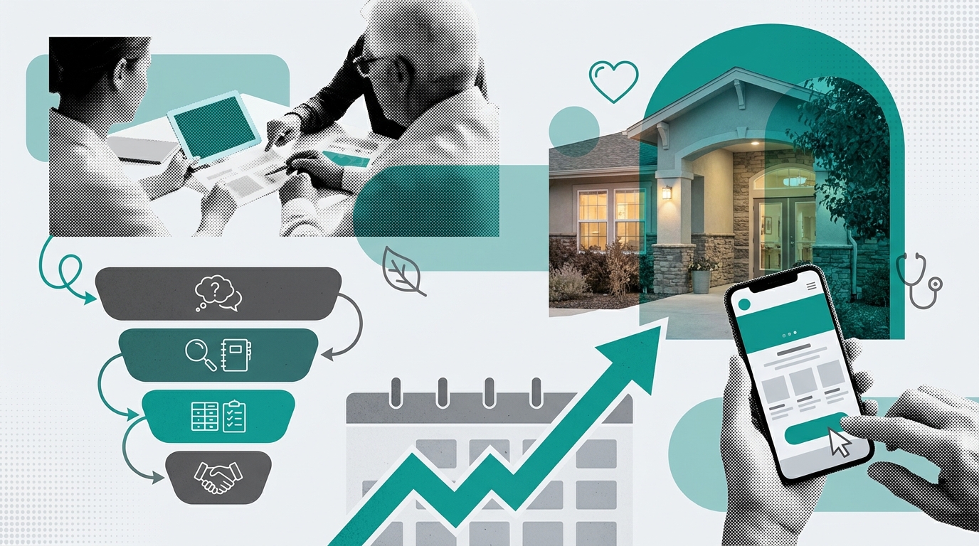 How a Regional Assisted Living Group Grew Organic Admissions Inquiries 60% by Rebuilding Its Content Around Care Decision Stages