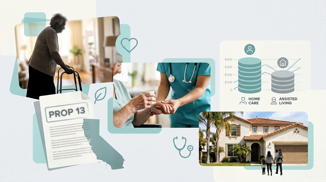California Seniors Preserve Proposition 13 Tax Benefit While Paying Home Care Costs That Exceed Assisted Living by $2,400 Monthly, ASHA Reports